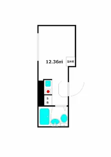 ハイム花房【2階】の間取り
