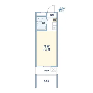 ハイタウン池上第1【1階】の間取り