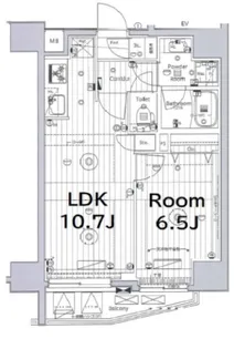 メイクス西新井大師【9階】の間取り