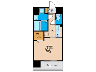 レオンヴァリエ大阪ベイシティII【2階】の間取り