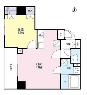 スカイタウン押上【4階】の間取り