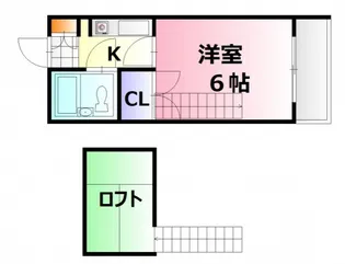 広島県広島市中区広瀬町【マンション】の間取り
