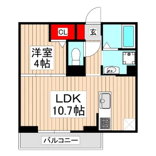 D-Sereno新倉【1階】の間取り