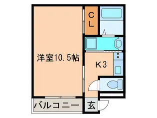 アーバンストリーム【3階】の間取り