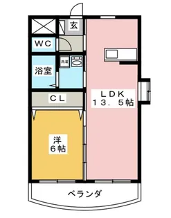 パールハイツ05【3階】の間取り