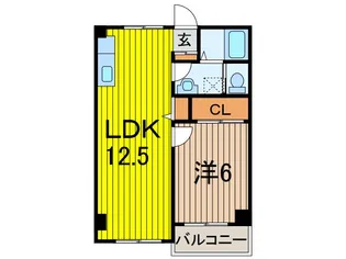 アパートメントハウスイマイ【3階】の間取り