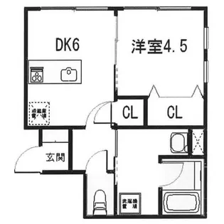 レフカス榴岡【3階】の間取り