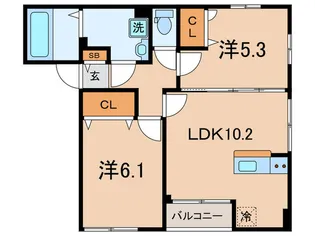 タカサゴ白金台【3階】の間取り