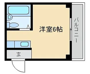 ハイツNICOLE【1階】の間取り