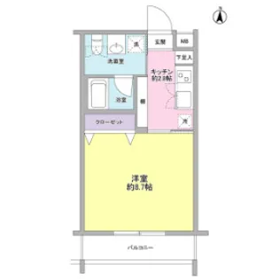 ノーブ新百合【3階】の間取り