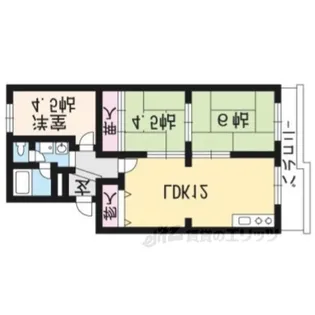 1’STヴァンサン館【3階】の間取り