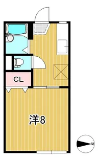 スターハイツB【1階】の間取り