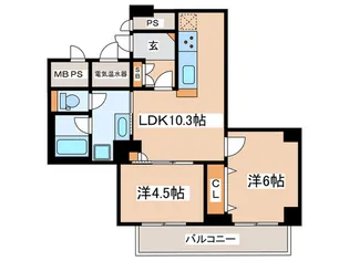 ライオンズマンション池袋【3階】の間取り