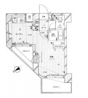 菱和パレス文京南【2階】の間取り