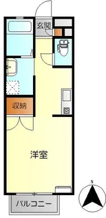 プレジールS【1階】の間取り