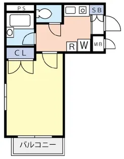 グランヴァン中延【2階】の間取り