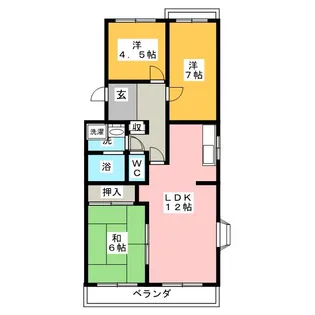 ベイトシャローム【2階】の間取り