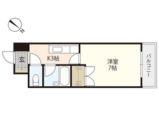 フォーリングステージ祇園新橋【5階】の間取り