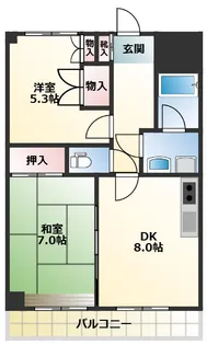 リリーハイム【2階】の間取り