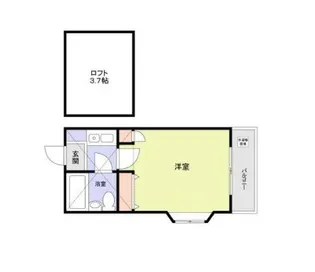 アネックス北与野【1階】の間取り