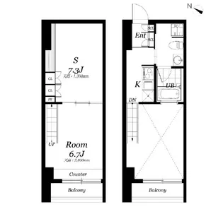 リブシス浦和の間取り