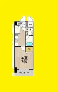 アリビオ江坂垂水町【5階】の間取り