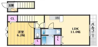 エスポアール泉の間取り