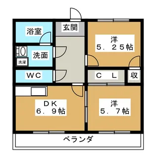 アドミール・大曽根【4階】の間取り