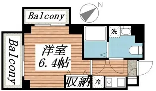 レスポワール・多摩川【5階】の間取り