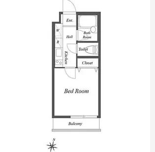 グランアセット中落合【1階】の間取り