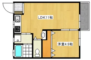 メゾン杉の原【1階】の間取り