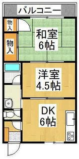アベニュー茶茶【3階】の間取り