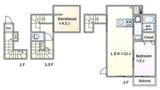 ミアカミオ【2階】の間取り