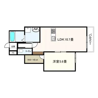 B-TRUNK【3階】の間取り