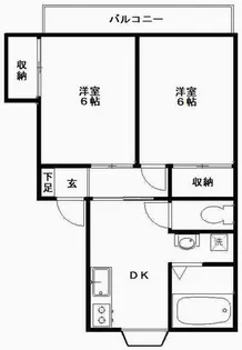 レジデンス中根【2階】の間取り