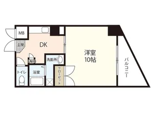 プライムコートK【7階】の間取り