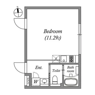 ALERO高円寺南【3階】の間取り