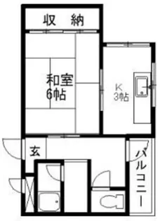 中央ハイツナカハラ【4階】の間取り