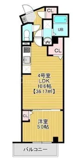 ルクセント検見川【1階】の間取り