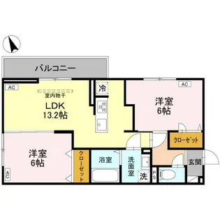 ROSALIDE ~ロザリード~【3階】の間取り