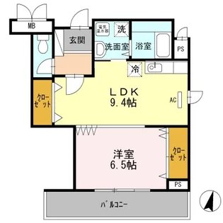 Perla【2階】の間取り