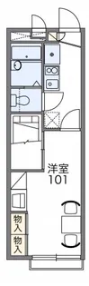 レオパレス壱番橋【2階】の間取り