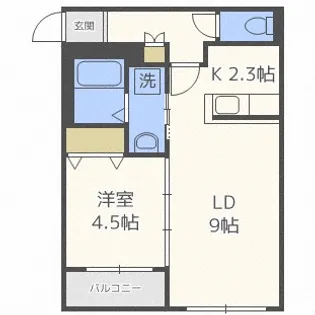 Saqras【1階】の間取り