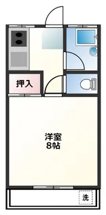 CALMEST西町(カーメスト)【2階】の間取り
