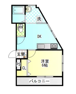 セントラルハイツ【4階】の間取り