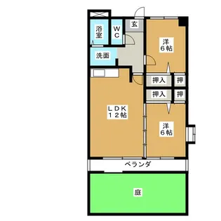 メゾンシンテル【1階】の間取り