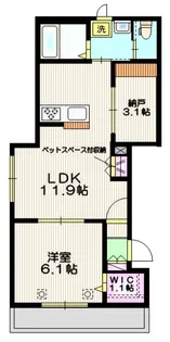 シクラスEP【3階】の間取り