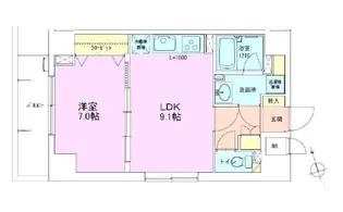 銀座レジデンス参番館【2階】の間取り