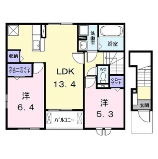 カンファタブル_KI【2階】の間取り