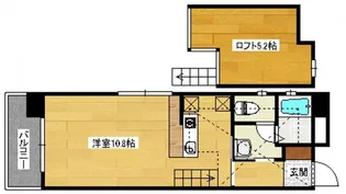 エンバシーコート矢賀【4階】の間取り